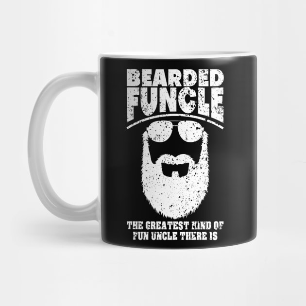 'Bearded Best Funny Uncle' Hilarous Uncle Gift by ourwackyhome